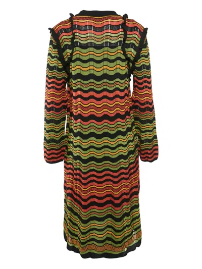 Pre-owned Missoni Zigzag-pattern Midi Dress