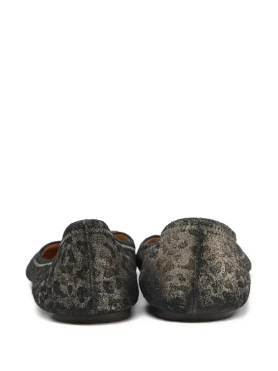 Pre-owned Tory Burch  Reva Leopard-print Embellished Ballet Flats