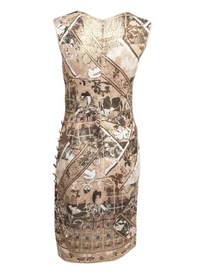 Pre-owned Chanel Patterned Midi Dress