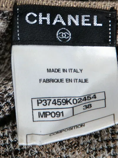 Pre-owned Chanel Patterned Midi Dress