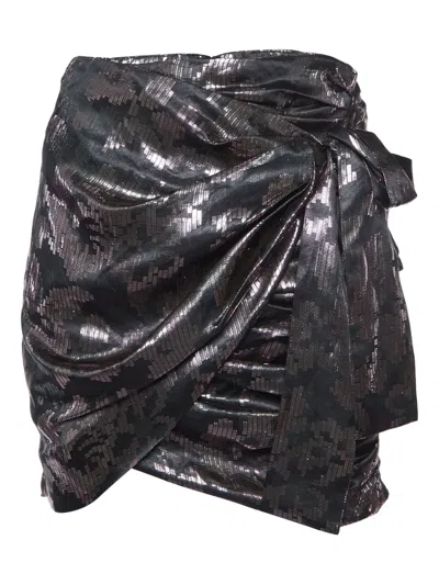 Pre-owned Isabel Marant Vintage Sequin-embellished Mini Skirt