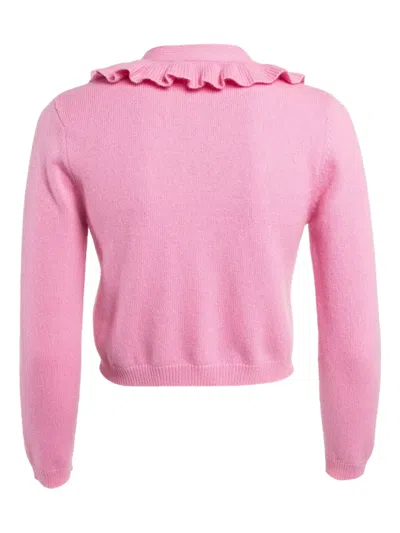 Pre-owned Maje  Molantti Ruffled Cardigan