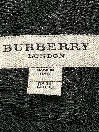 Pre-owned Burberry Ruched Bodice Dress