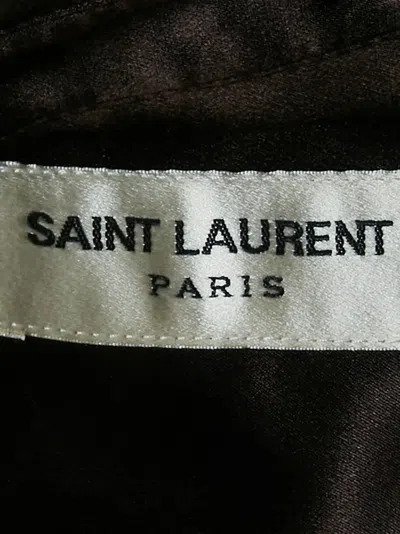 Pre-owned Saint Laurent Satin Button-up Shirt