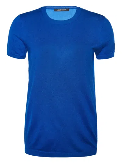 Pre-owned Roberto Cavalli Vintage Short-sleeve Crew-neck T-shirt