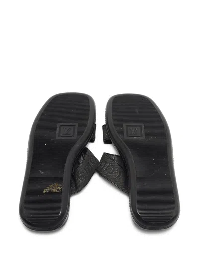 Pre-owned Louis Vuitton Buckle-strap Flat Sandals