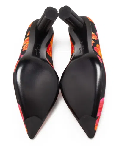 Pre-owned Ferragamo 110mm Badia Pumps In Black