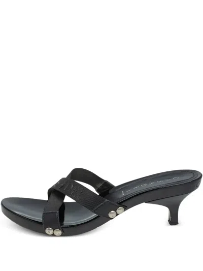 Pre-owned Casadei Vintage  60mm Cross-strap Sandals