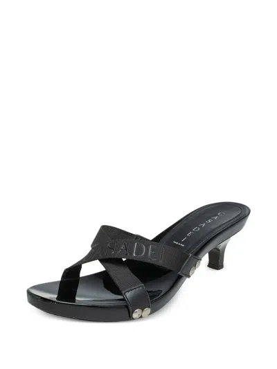 Pre-owned Casadei Vintage  60mm Cross-strap Sandals