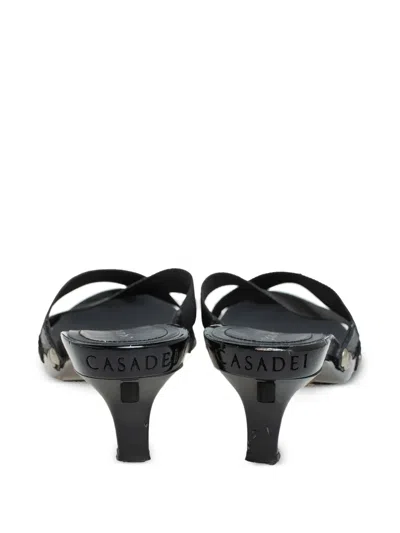 Pre-owned Casadei Vintage  60mm Cross-strap Sandals