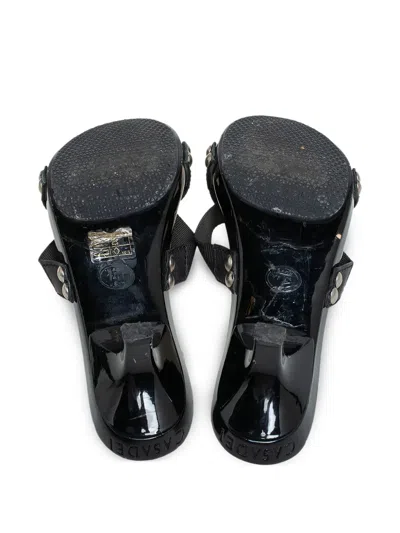 Pre-owned Casadei Vintage  60mm Cross-strap Sandals