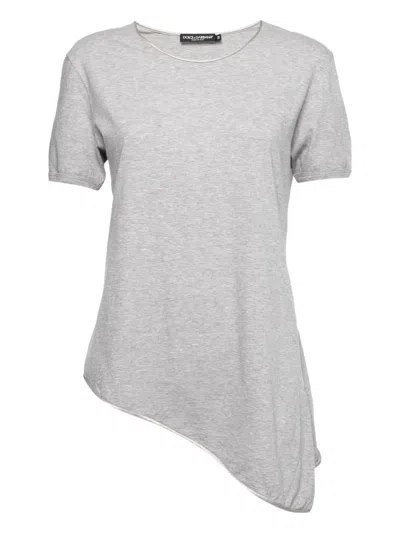 Pre-owned Dolce & Gabbana Asymmetric Short-sleeve T-shirt