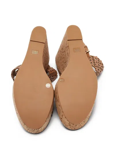 Pre-owned Tory Burch  135mm Daisy Wedged Sandals