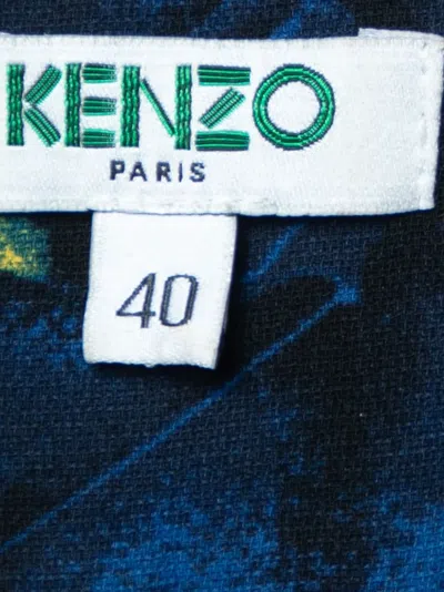 Pre-owned Kenzo Abstract-pattern Print Blouse