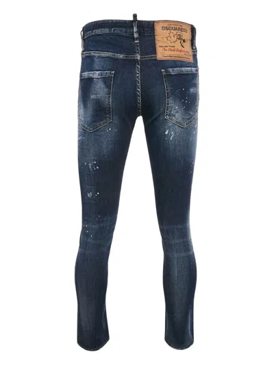 Pre-owned Dsquared2 Distressed-effect Jeans In Blue