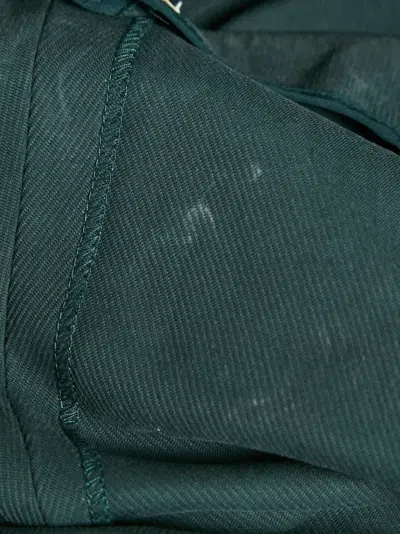 Pre-owned Valentino Belted Trousers In Green