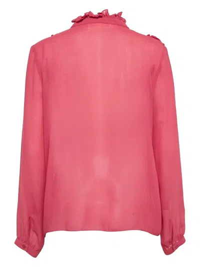 Pre-owned See By Chloé Ruffled V-neck Blouse