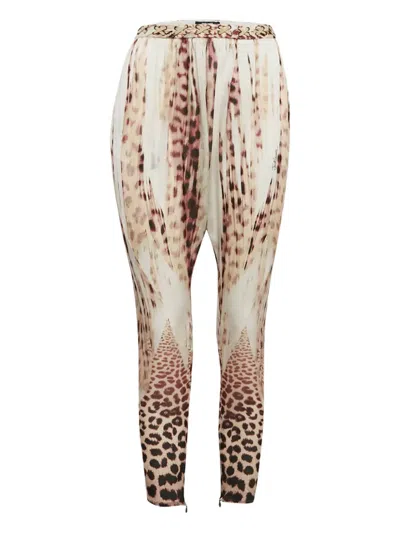 Pre-owned Just Cavalli  Leopard-print Joggers