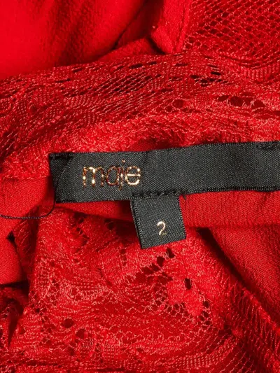 Pre-owned Maje  Ritema Lace High-low Dress