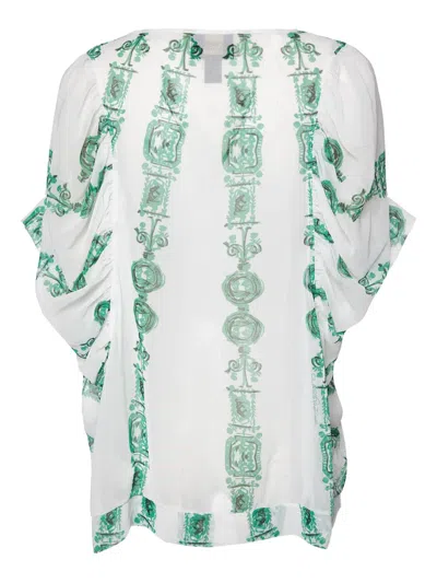 Pre-owned Roberto Cavalli Vintage  Graphic-print Blouse