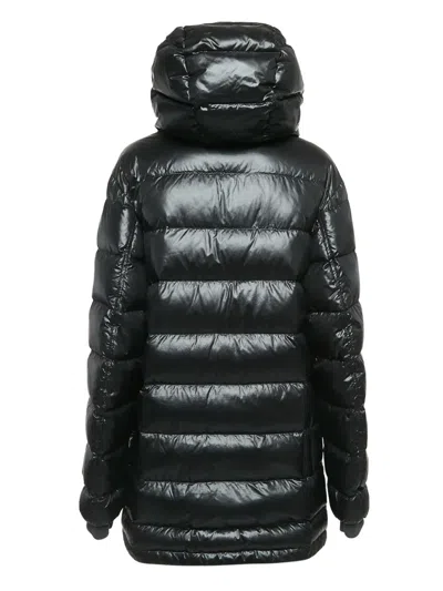 Pre-owned Dolce & Gabbana Hooded Down Coat In Black