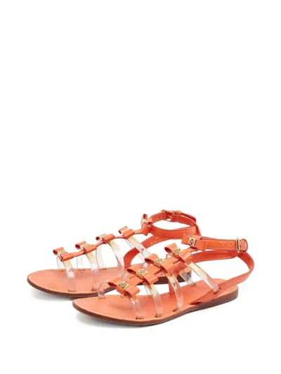 Pre-owned Tory Burch Transparent-strap Flat Sandals