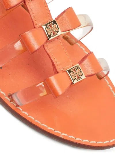 Pre-owned Tory Burch Transparent-strap Flat Sandals