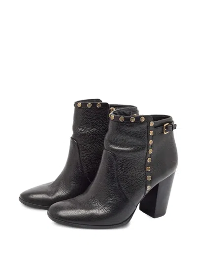 Pre-owned Tory Burch  90mm Mae Studded Ankle Boots