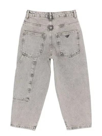 Emporio Armani Five-pocket Jeans In Gray