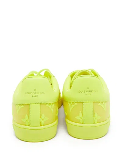 Pre-owned Louis Vuitton Leather Monogram Sneakers