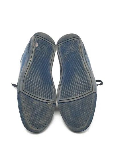Pre-owned Louis Vuitton Leather Sneakers In Blue