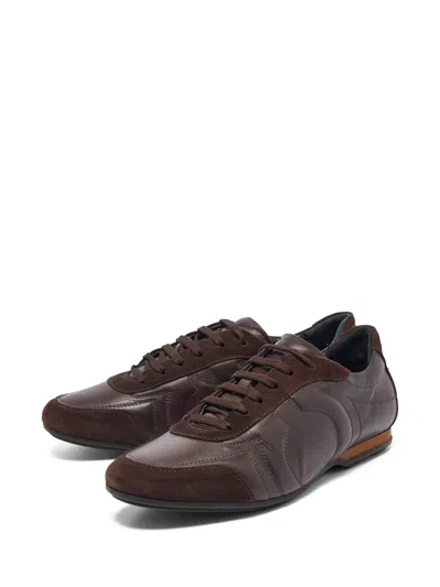 Pre-owned Ferragamo Suede Low-top Sneakers
