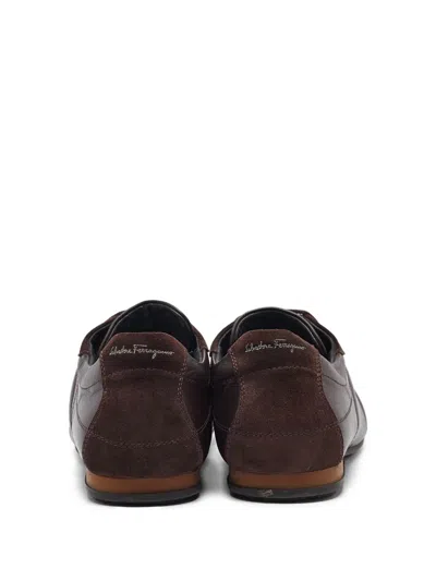 Pre-owned Ferragamo Suede Low-top Sneakers