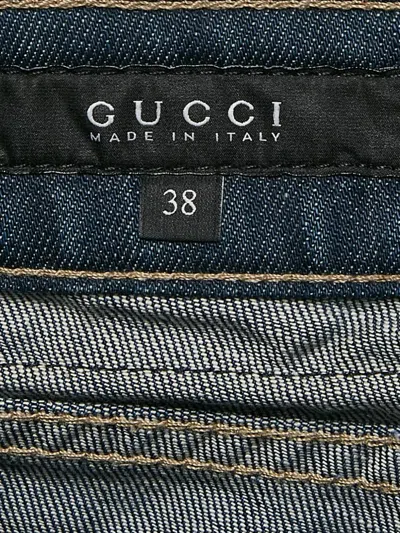 Pre-owned Gucci Cotton Jeans