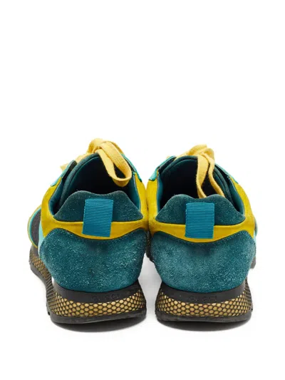 Pre-owned Gucci Caro Sneakers In Black