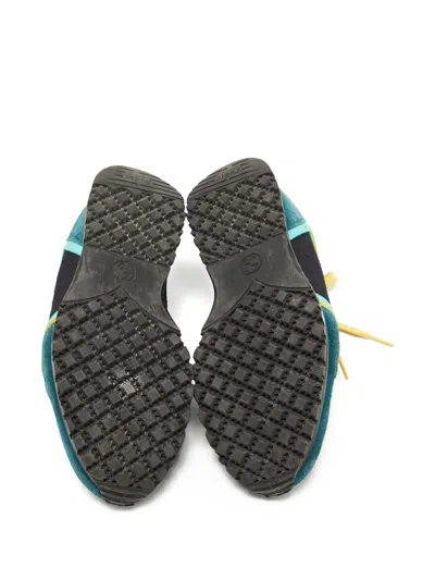 Pre-owned Gucci Caro Sneakers In Black