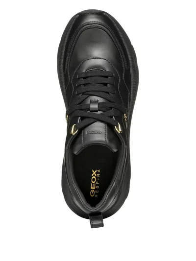 Geox Diamanta Leisure Sneakers In Black