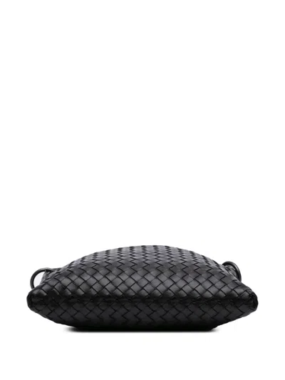 Pre-owned Bottega Veneta 2007 Leather Intrecciato Crossbody Bag