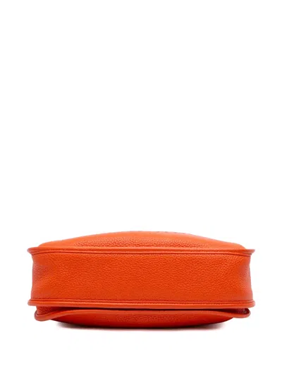 Pre-owned Hermes 2014 Clemence Evelyne Iii Pm Crossbody Bag