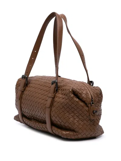 Pre-owned Bottega Veneta 2012-2024 Nappa Intrecciato Montaigne Shoulder Bag