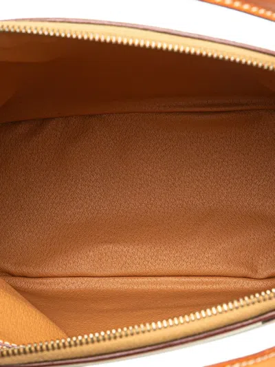 Pre-owned Celine 1995 Macadam Coated Canvas Dome Satchel