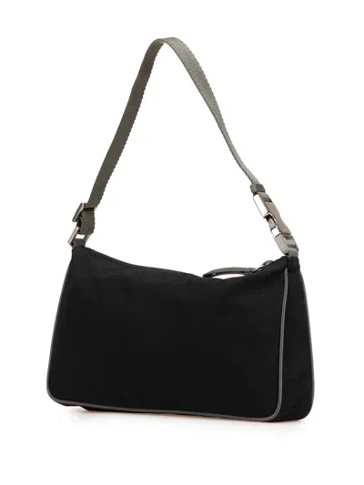 Pre-owned Prada 2000-2025 Tessuto Sport Shoulder Bag In Black
