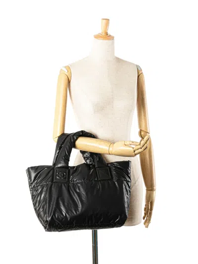 Pre-owned Chanel 2009-2010 Small Quilted Nylon Coco Cocoon Tote Bag In Red