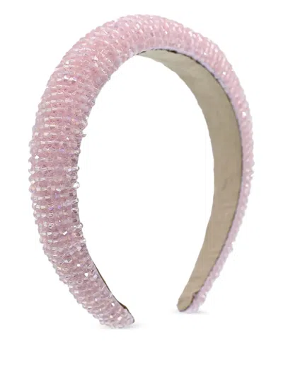Mimi Tutu Gemstone-embellished Headband In Pink