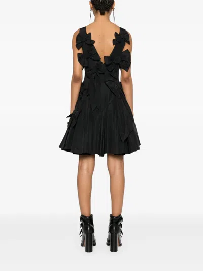 Viktor & Rolf Bow Bouquet Mini Dress In Black