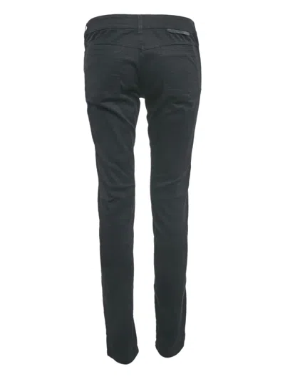 Pre-owned Stella Mccartney Velvet Jeans In Black