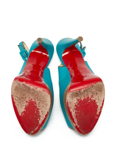 Pre-owned Christian Louboutin 160mm Leather Sandals