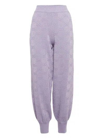 Pre-owned Gucci Knitted Track Pants