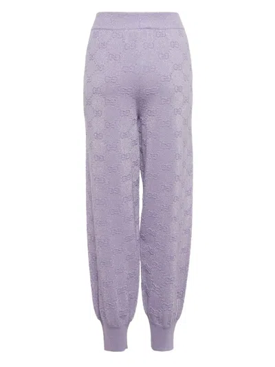 Pre-owned Gucci Knitted Track Pants