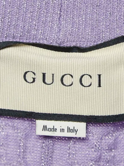 Pre-owned Gucci Knitted Track Pants